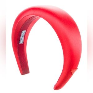 Red Satin Prada headband